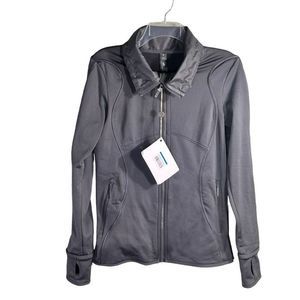 Grey Adidas Stella McCartney running jacket